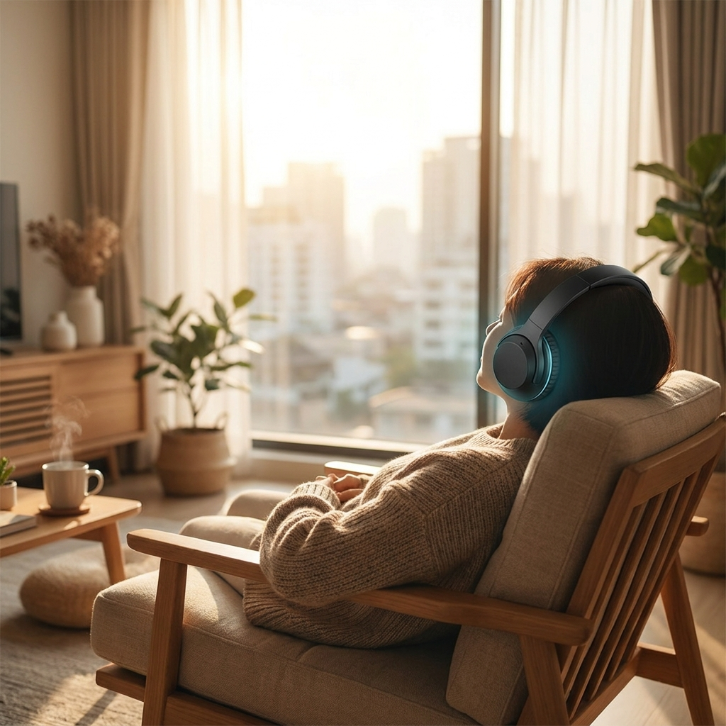Phyzix Resonate Wireless Headphones lifestyle