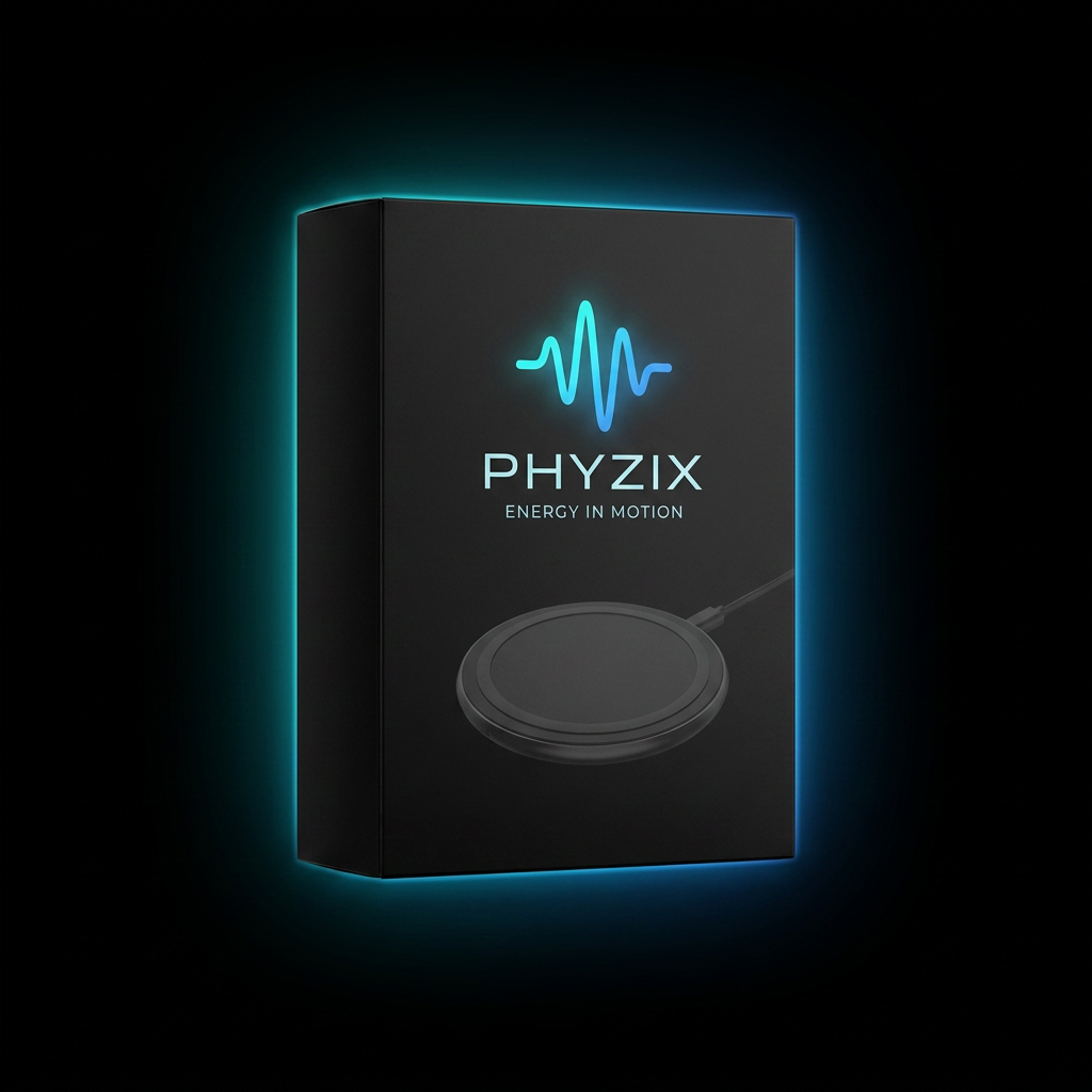 Phyzix Pad Wireless Charging Pad packaging