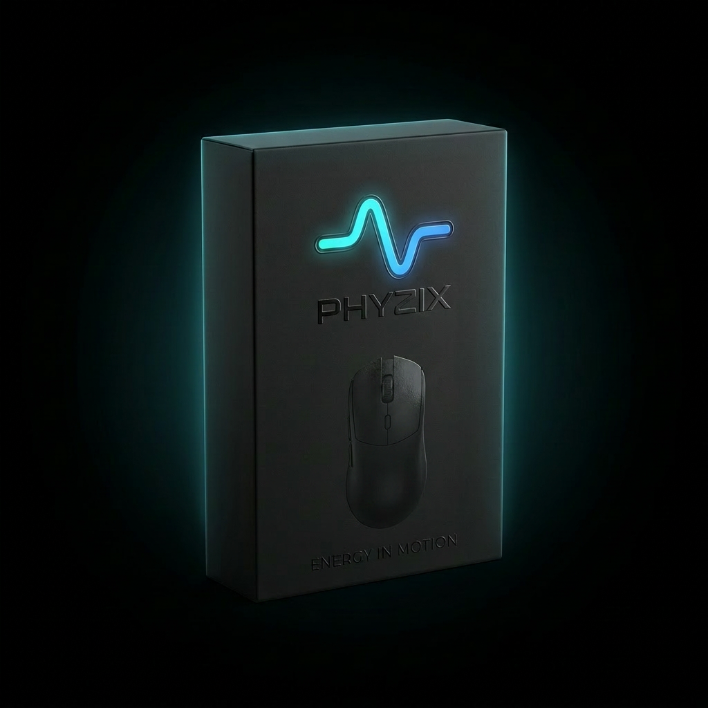 Phyzix Strike Wireless Gaming Mouse packaging