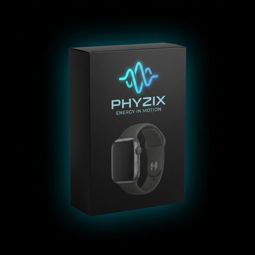 Phyzix Track Smartwatch packaging