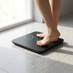 Phyzix Vitals Smart Scale in use