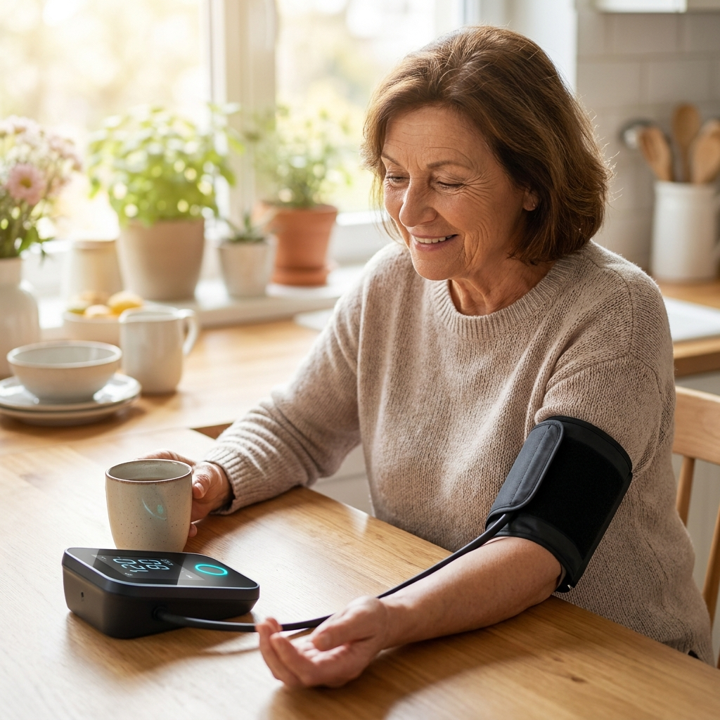 Phyzix Pulse BP Monitor in use