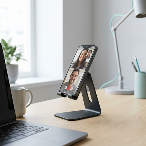 Phyzix Dock Phone Stand on a desk
