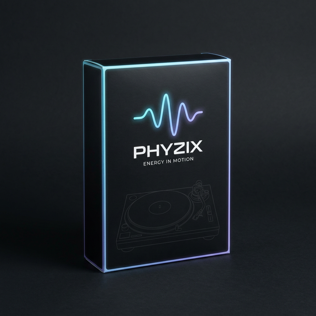 Phyzix Revolve Turntable packaging